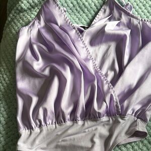 Express Lilac Satin Chemise